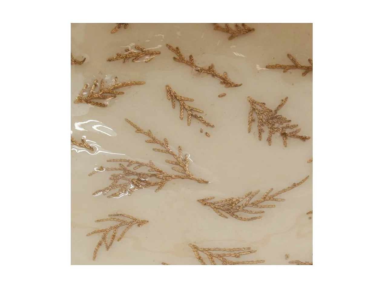 aus Mangoholz mit Farn Motiv