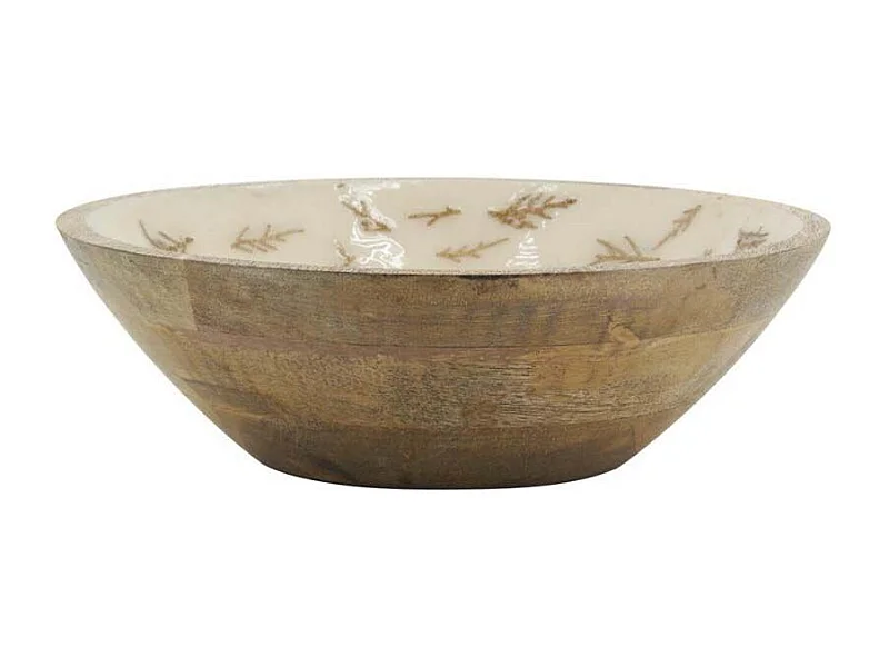 aus Mangoholz mit Farn Motiv