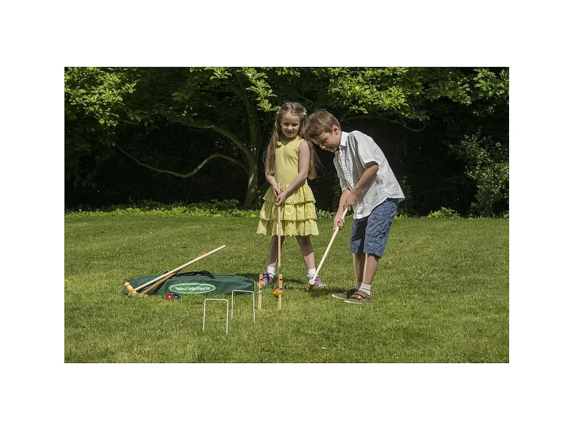 Set de croquet enfant en bois