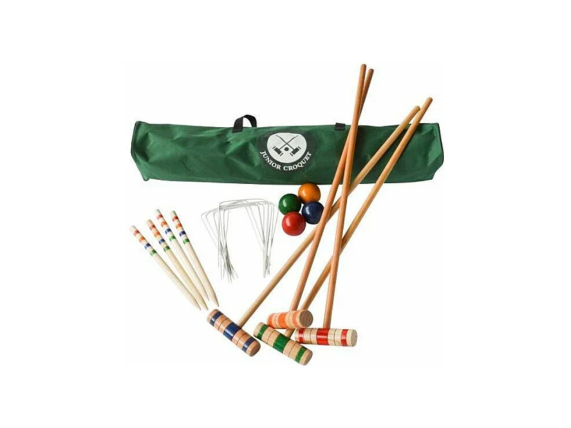 Set de croquet enfant en bois