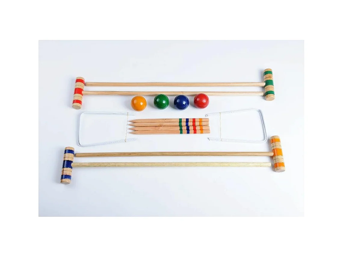 Set de croquet enfant en bois