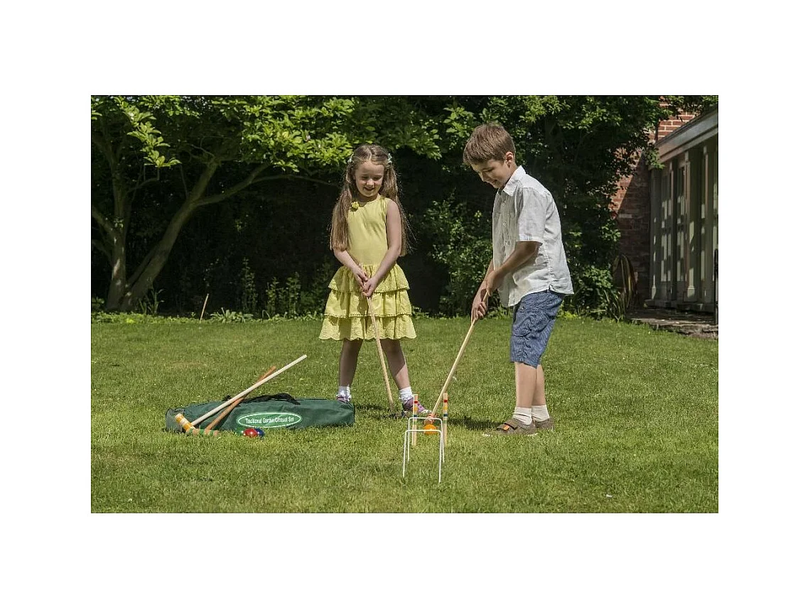 Set de croquet enfant en bois