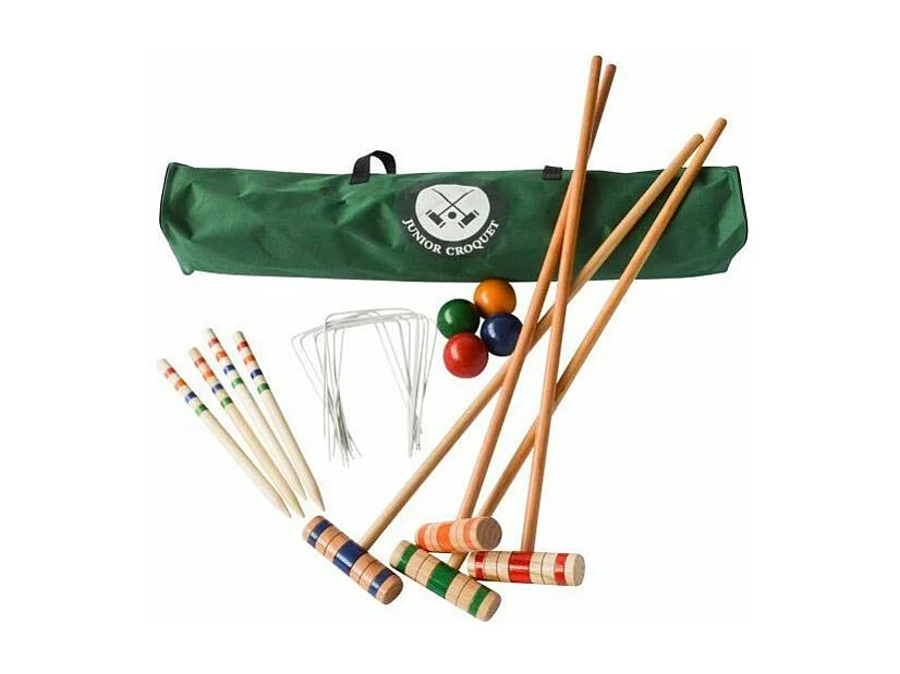 Krocketset Kind aus Holz