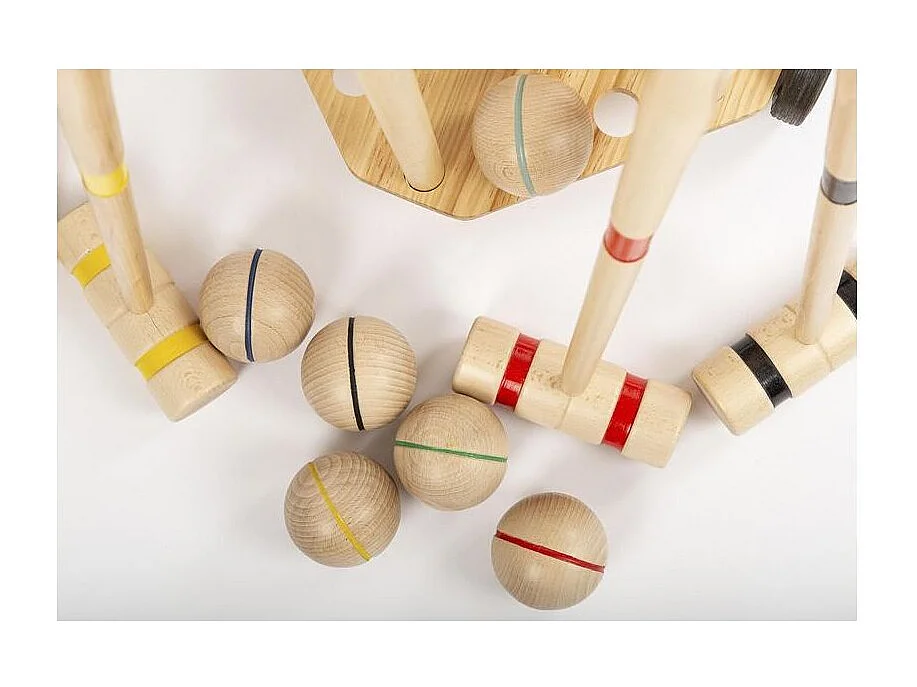 Jeu de croquet professionnel avec chariot