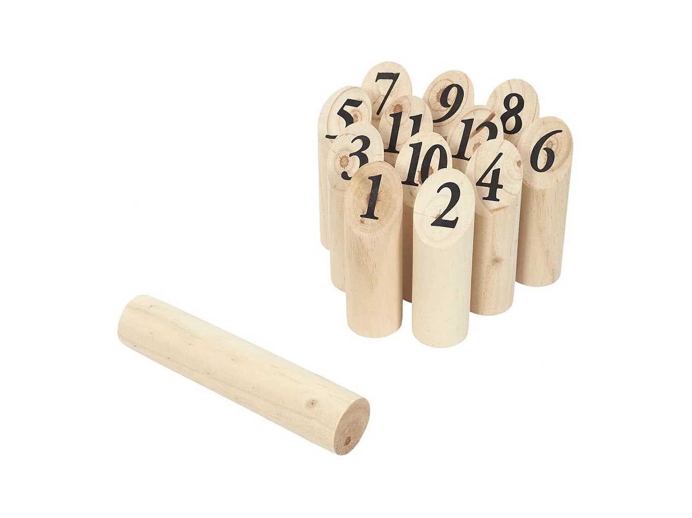 JEU DE QUILLES EN BOIS NORDIQUE M6