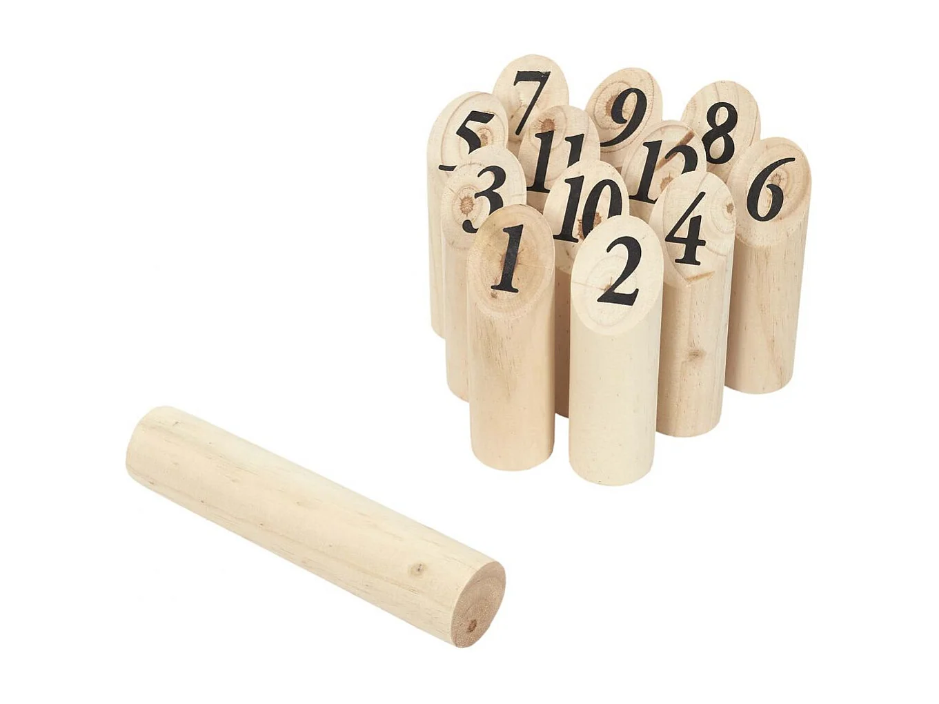JEU DE QUILLES EN BOIS NORDIQUE M6