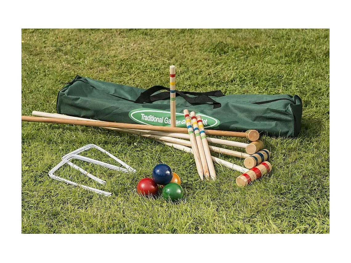 Set de croquet familial en bois