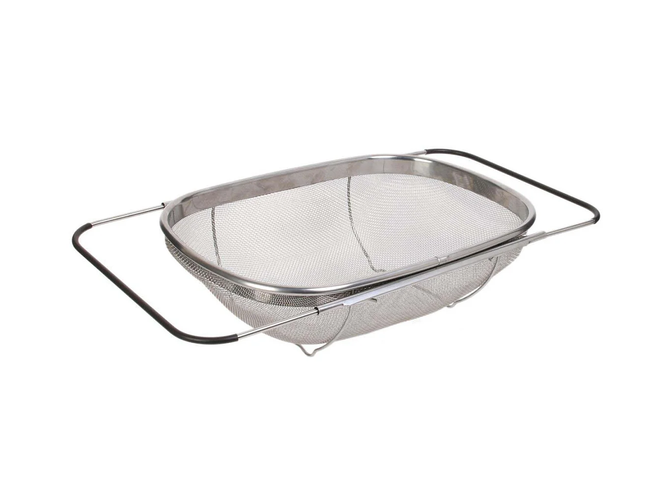 Colino con Manici Estensibili in Acciaio Inossidabile - Taglia Regolabile per Lavello