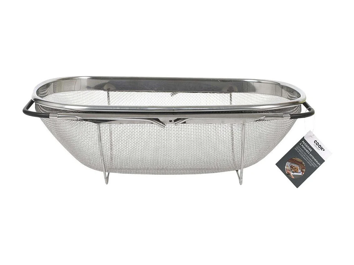 Passoire A Poignees Extensibles Argent