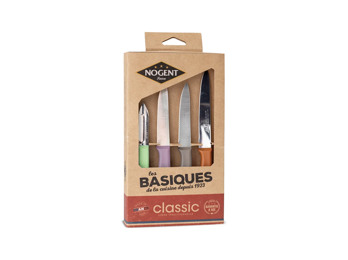 Lot couteaux de cuisine Les Basiques fabrication française