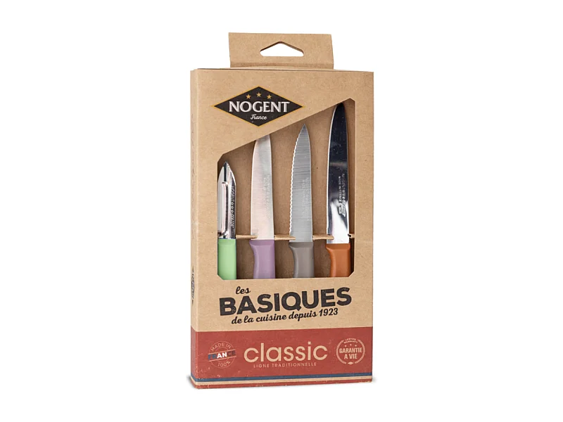 Lot couteaux de cuisine Les Basiques fabrication française