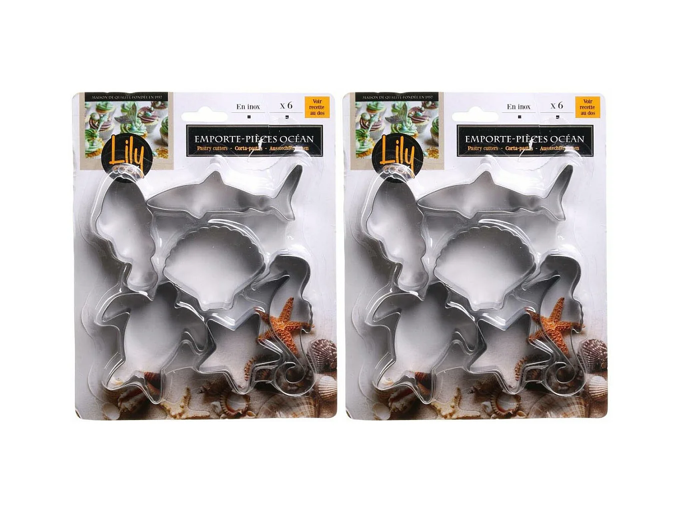 Emporte-pièce en métal Océan