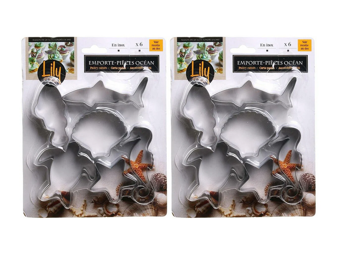 Emporte-pièce en métal Océan