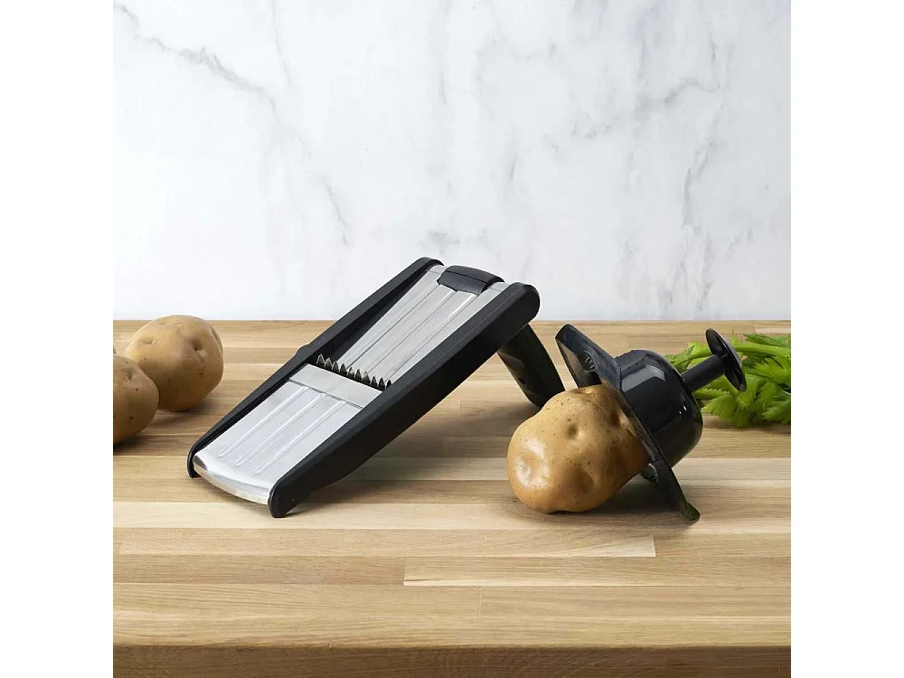 Mandoline avec lames en acier inoxydable Rouge
