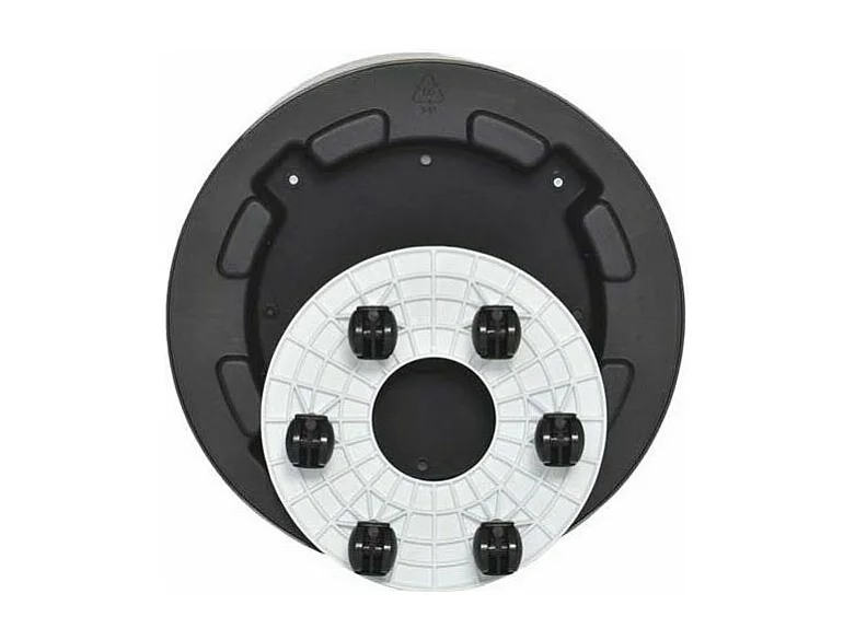 Support encastrable sur roulettes pour pot 27 cm