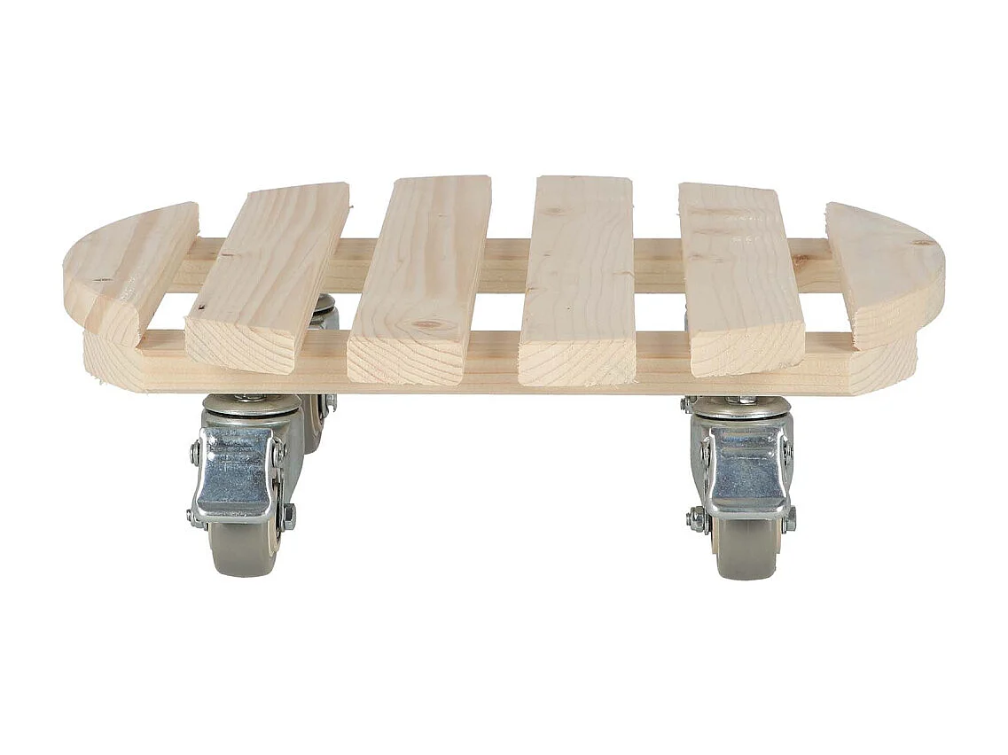 Support à roulettes pot de fleurs spécial charge lourde Rond