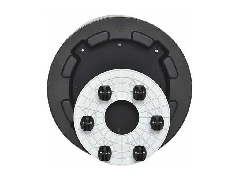 Support encastrable sur roulettes pour pot 33 cm