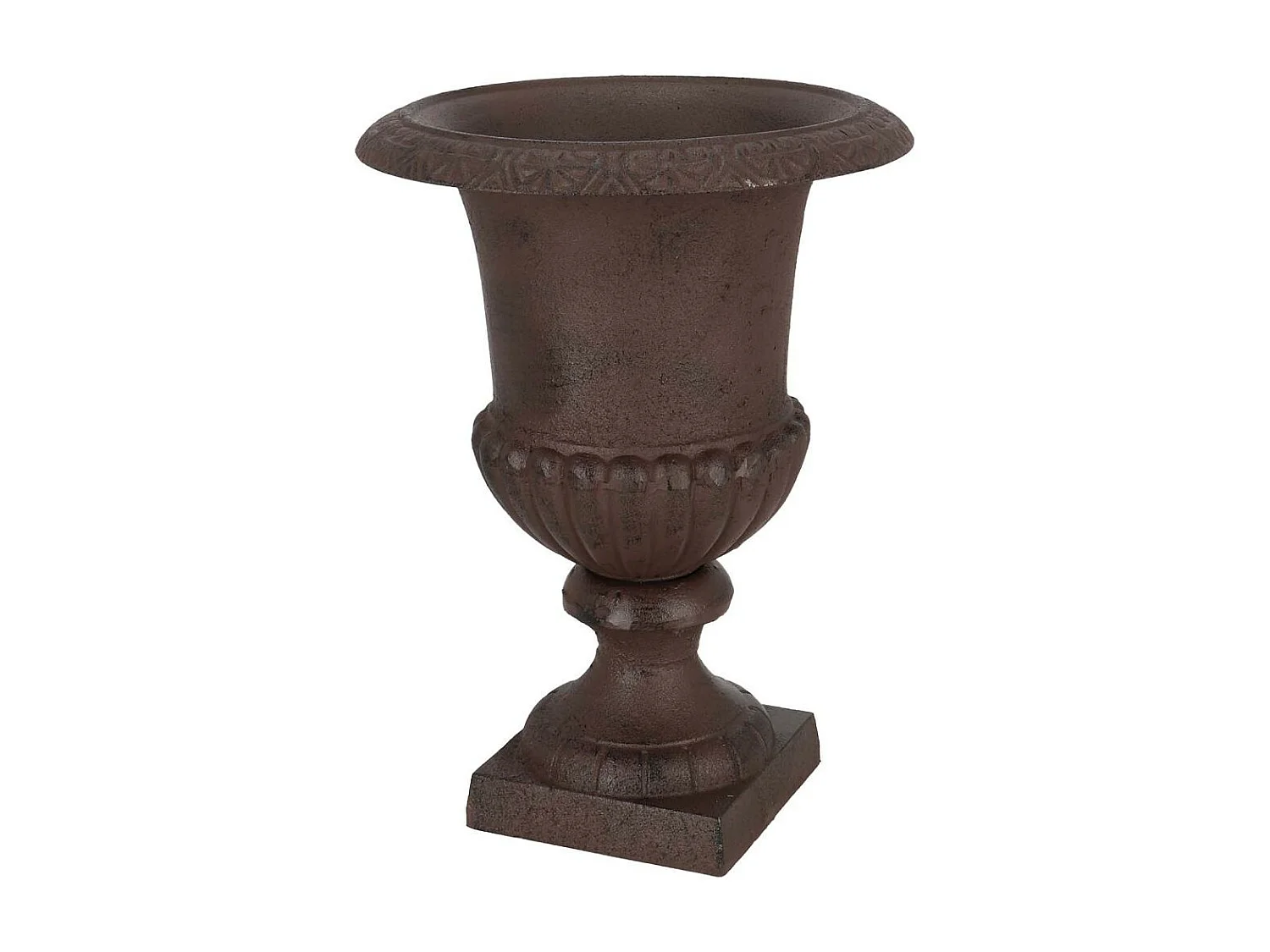 Jarrón de hierro fundido Medici Altura 42 cm