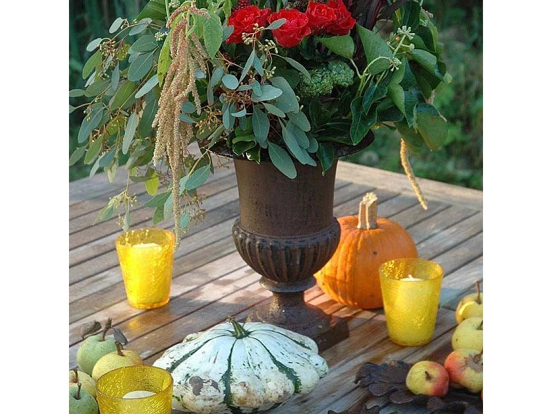 Medici-Vase aus Gusseisen Höhe 42 cm