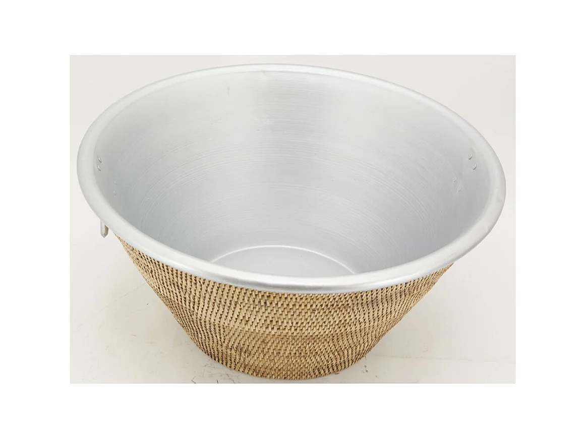 Rafraichisseur en rotin Rotin antique + aluminium