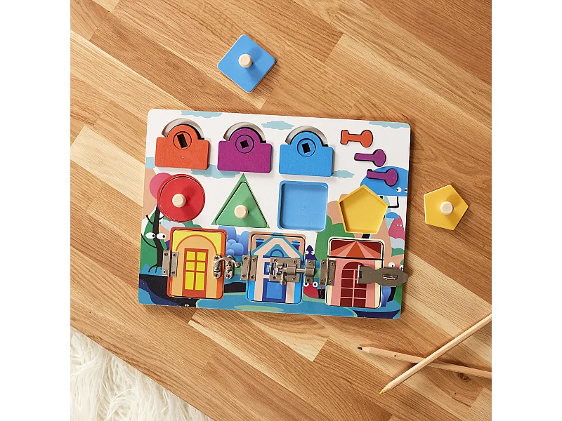 Tableau D Apprentissage Sensoriel Multicolore