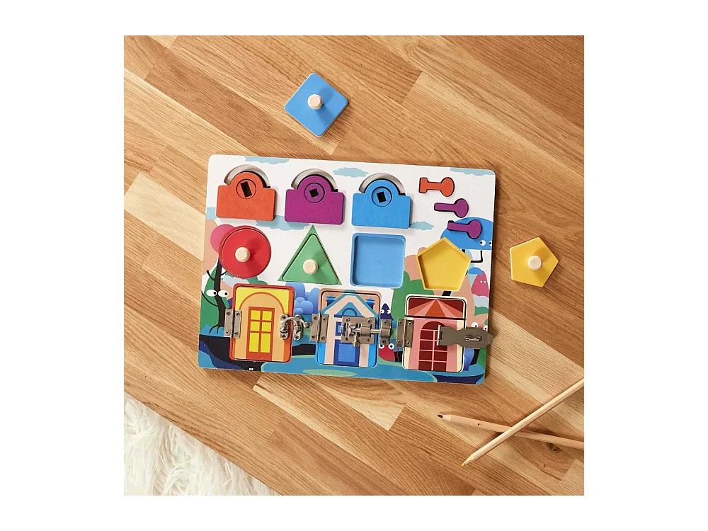 Tableau D Apprentissage Sensoriel Multicolore