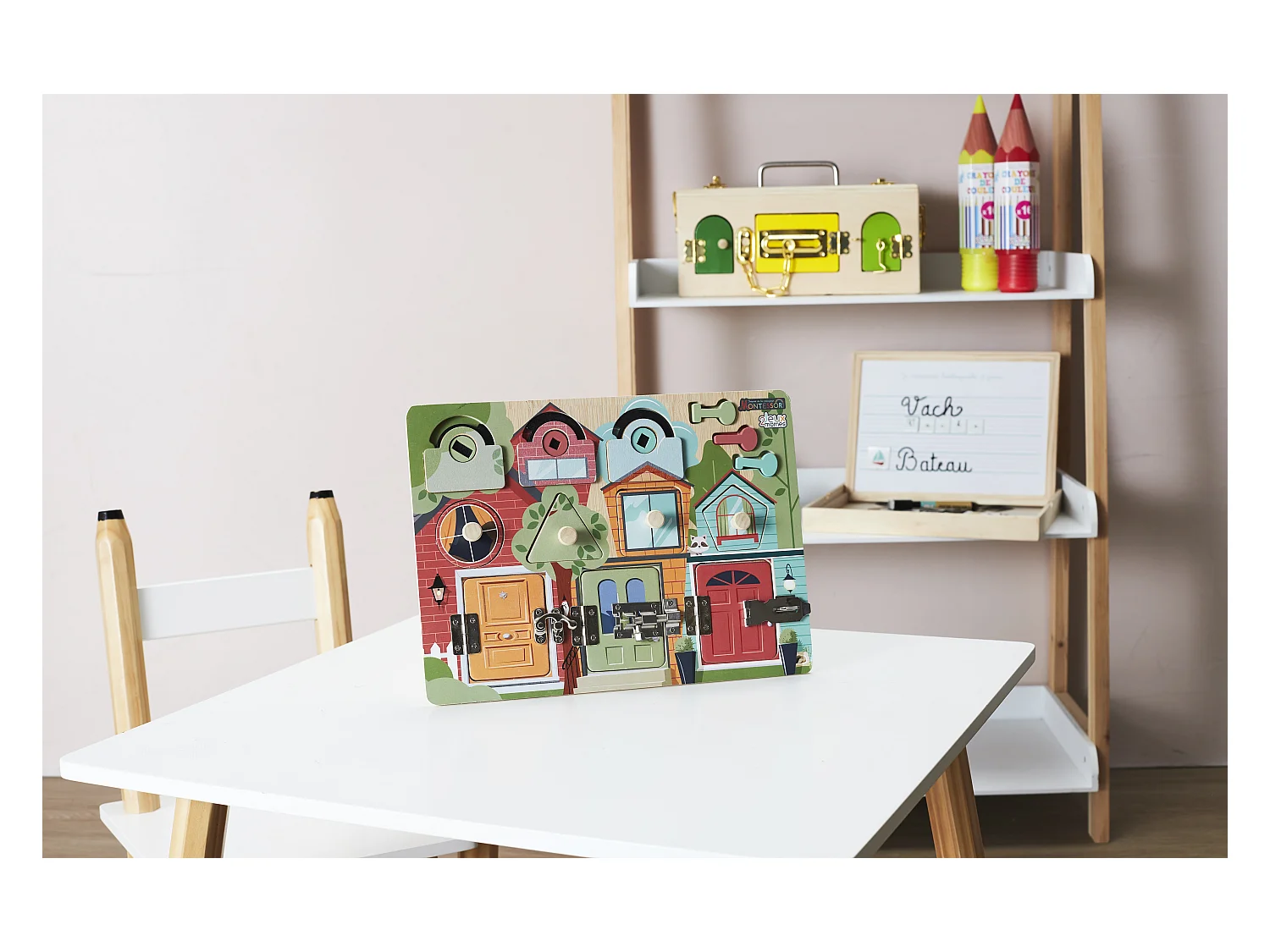 Tableau D Apprentissage Sensoriel Multicolore