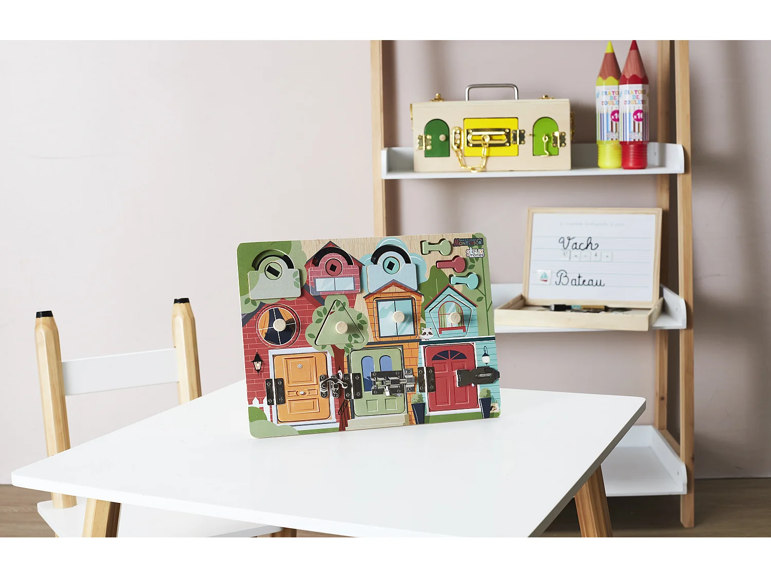 Tableau D Apprentissage Sensoriel Multicolore