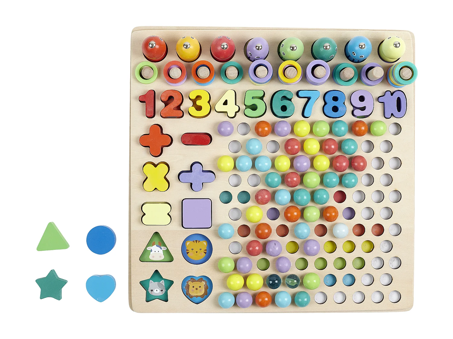 Jeu Éducatif - JEUX 2 MOMES - Mathématiques - Multicolore