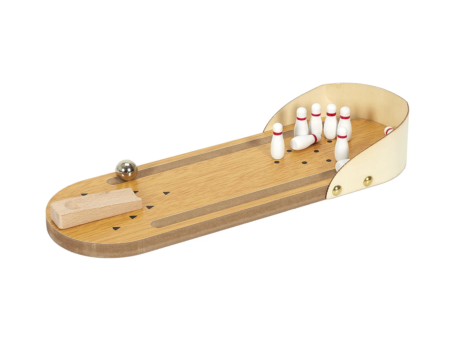 Bowling De Bureau Marron, Blanc