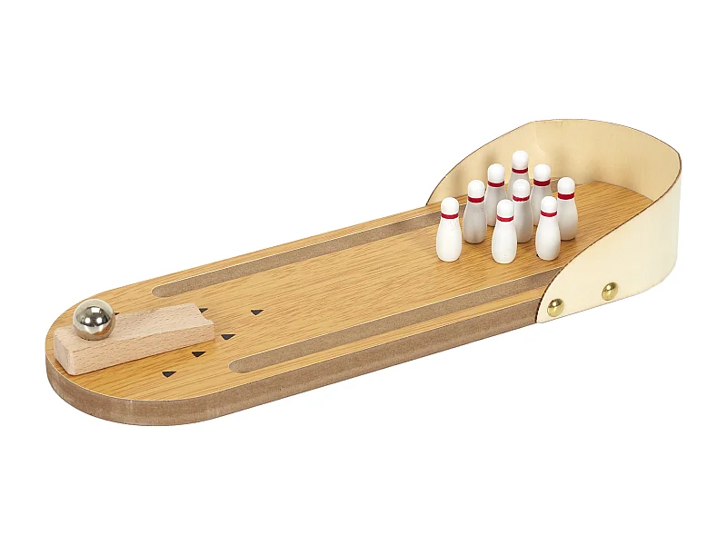 Bowling De Bureau Marron, Blanc