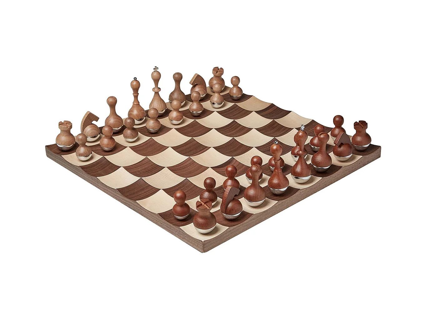 Jeu d'échec en bois Wobble