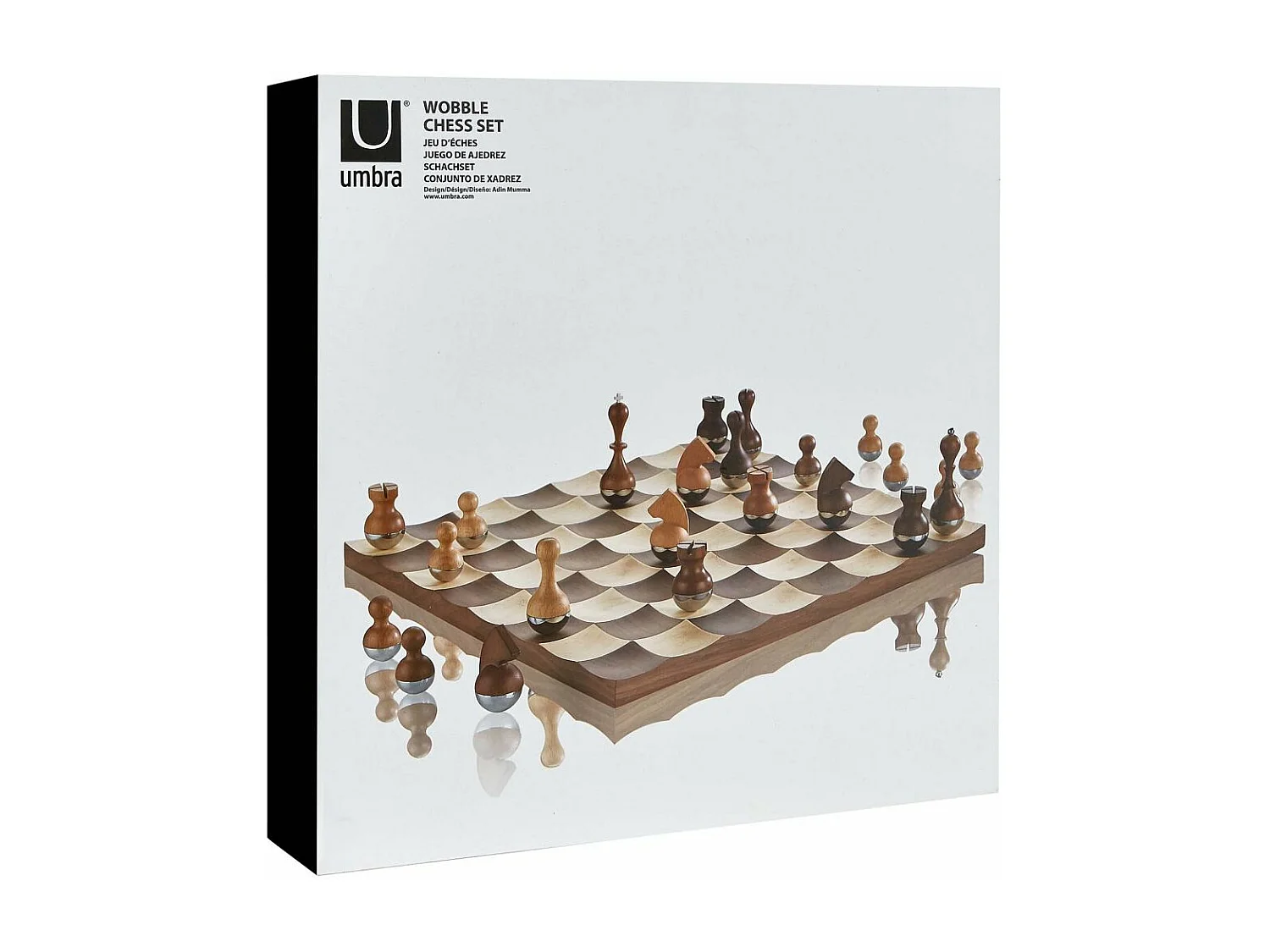 Jeu d'échec en bois Wobble