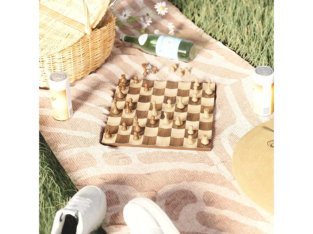 Jeu d'échec en bois Wobble