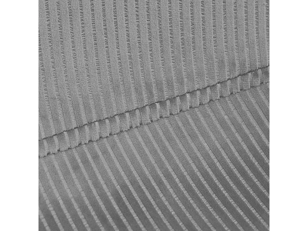 Chaise Velours Cotele Giulia Gris Clair - Lot De 4 Gris