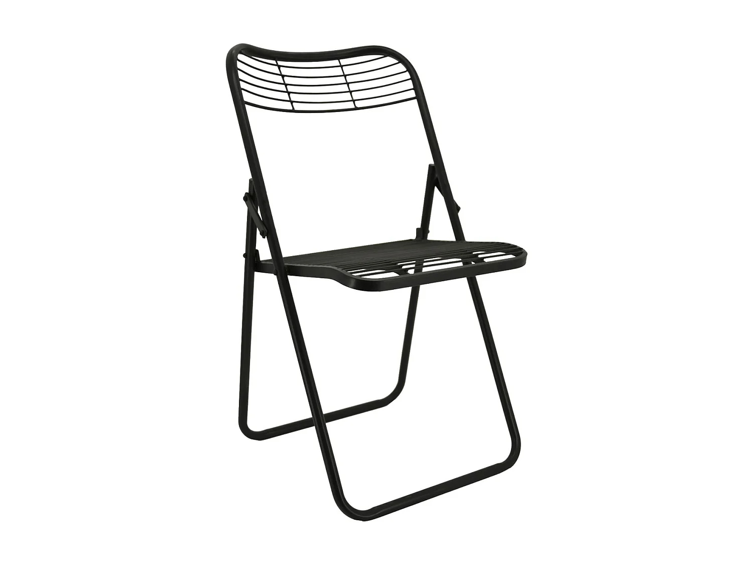 Klappbarer Stuhl aus gealtertem Metall