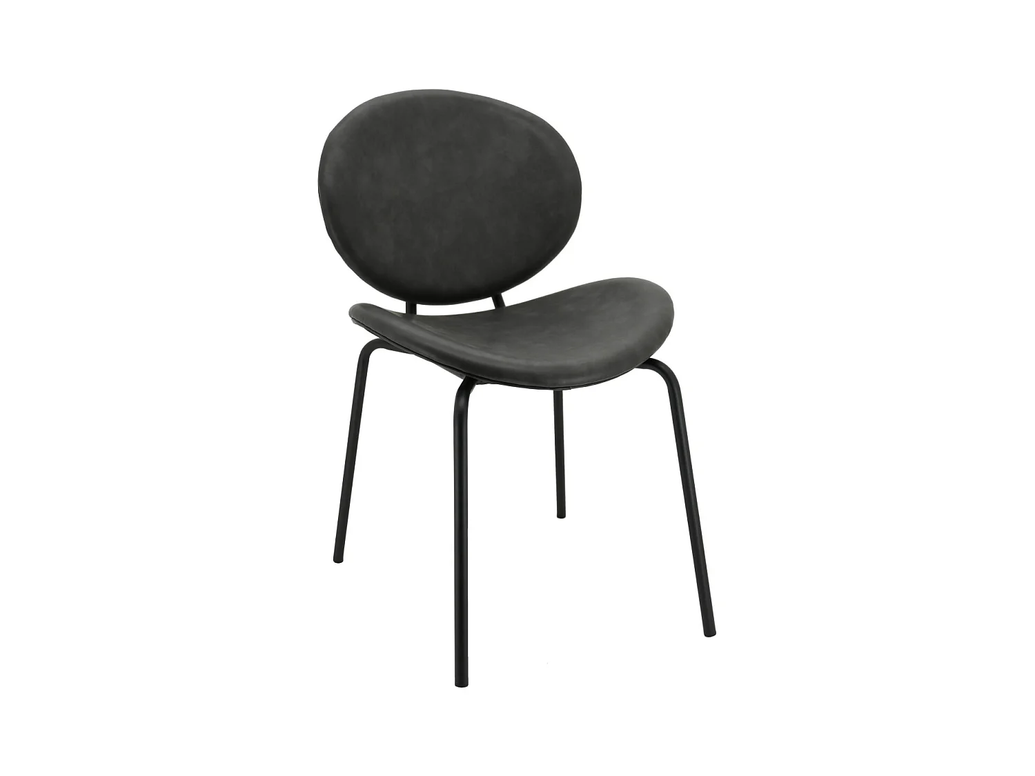 Chaise design en polyuréthane et métal