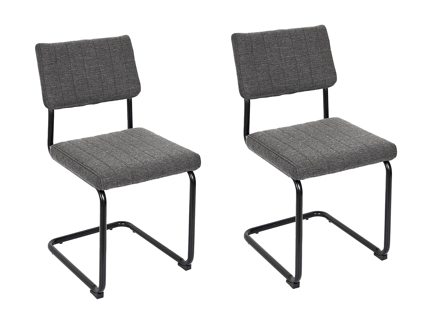 Chaise Alban Gris Chine - Lot De 2 Gris