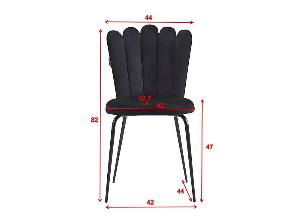 Limhamn eetkamerstoel velours geel.