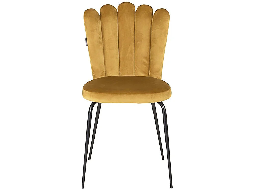 Chaise en velours et métal Limhamn