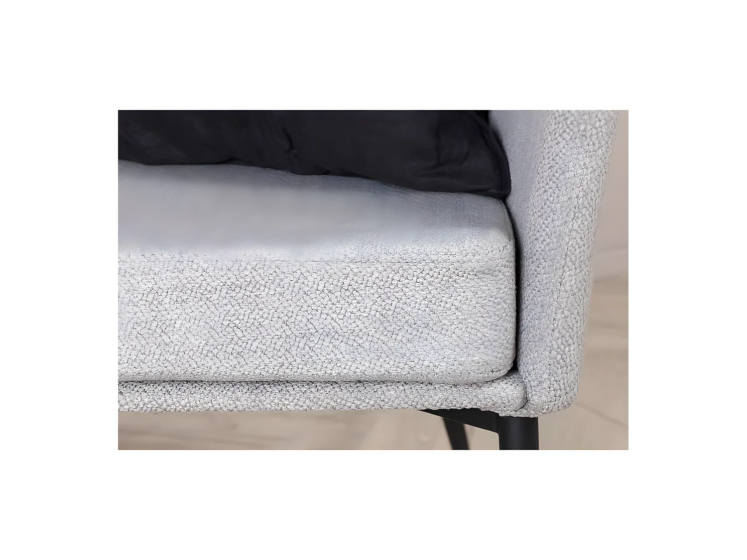 Fluffy fauteuil grijs.