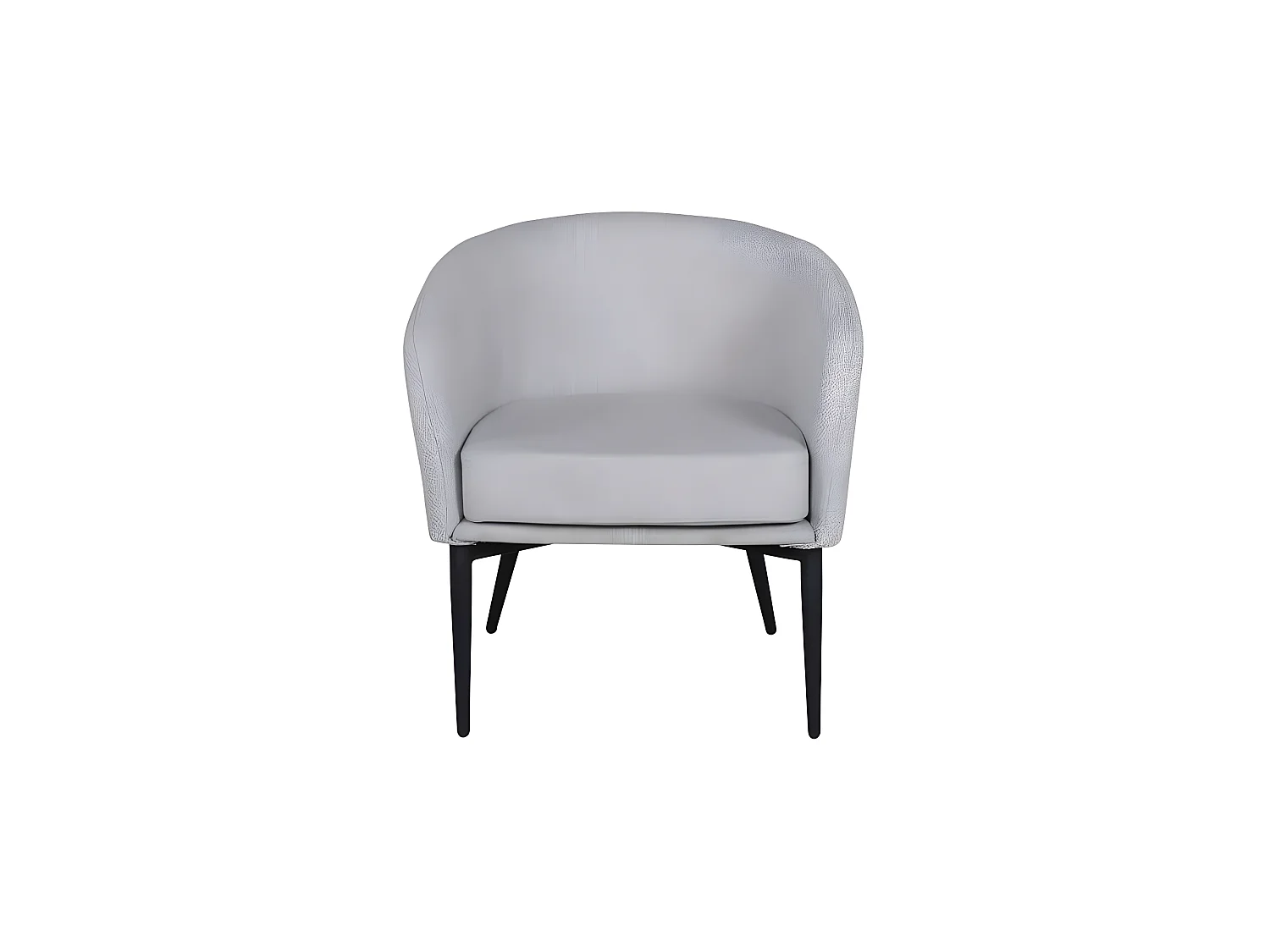 Fauteuil en Tissu "Fluffy" 70cm Gris