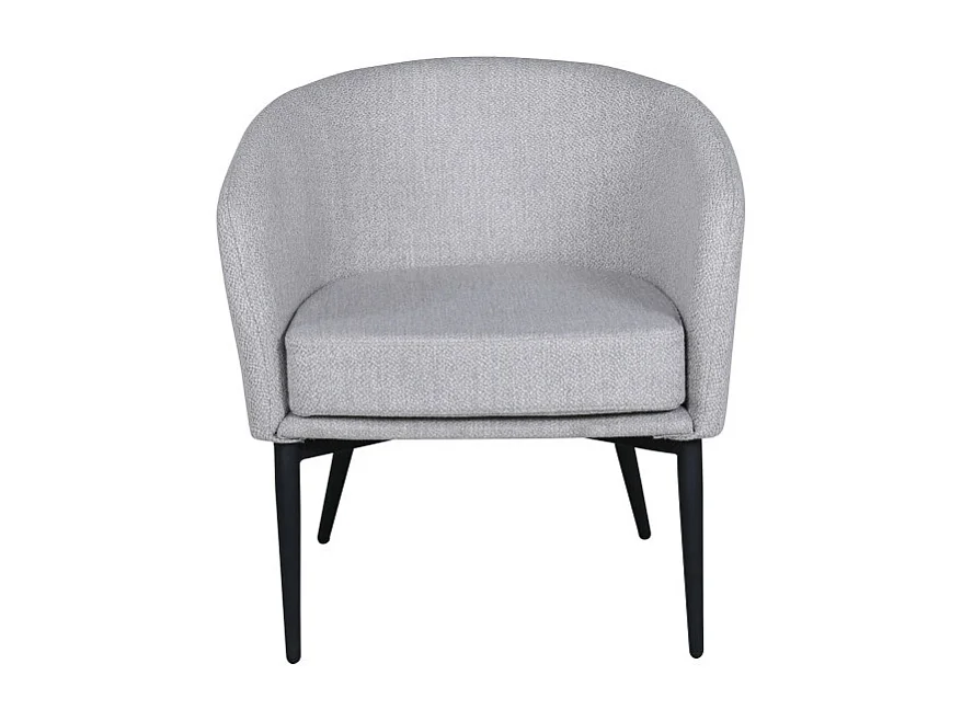 Fauteuil en Tissu "Fluffy" 70cm Gris