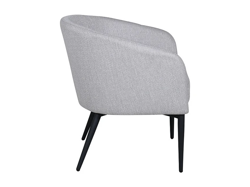 Fauteuil en Tissu "Fluffy" 70cm Gris