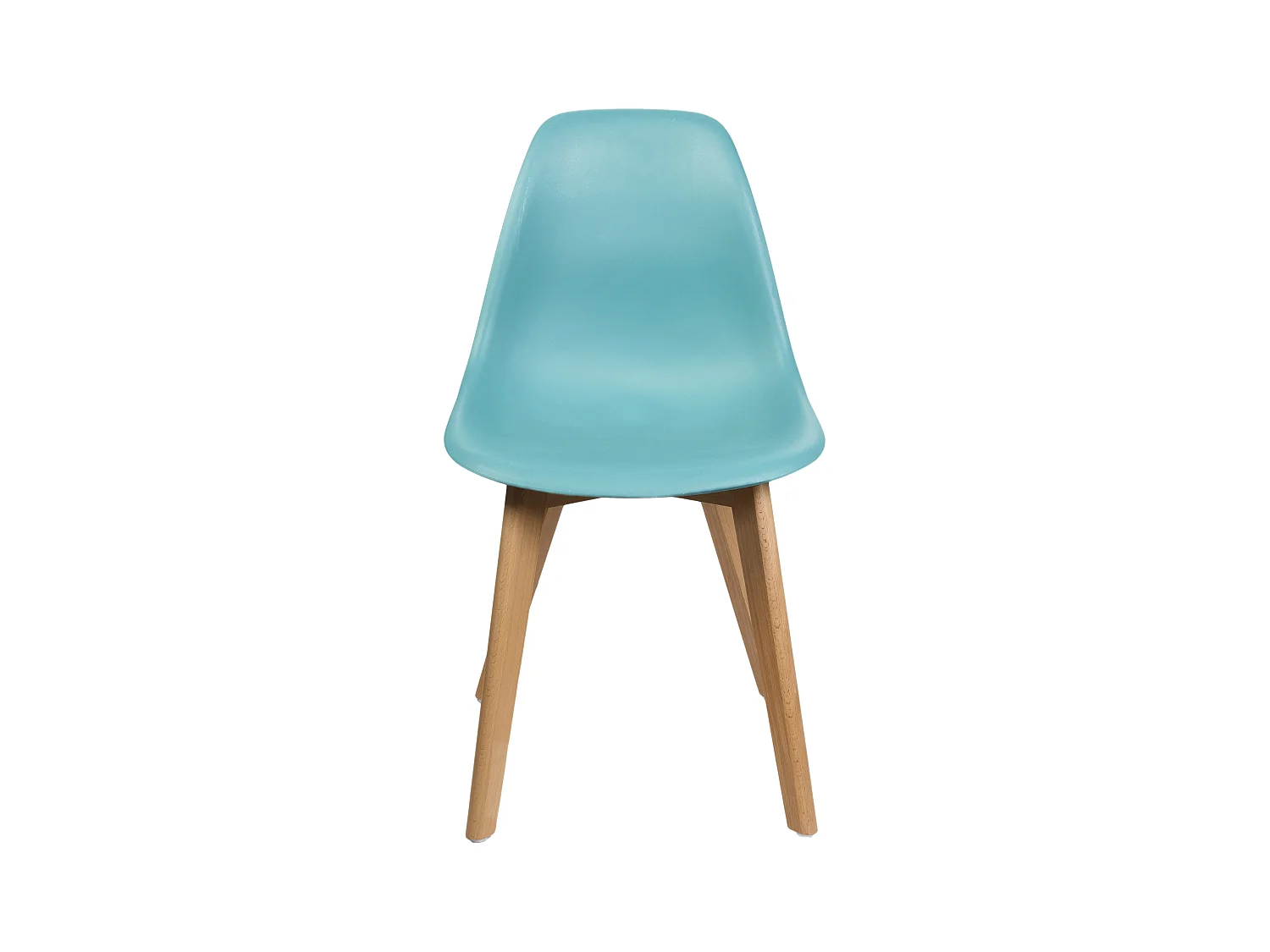 Chaise Scandinave Coque Bleu Celadon - Lot De 2 Bleu