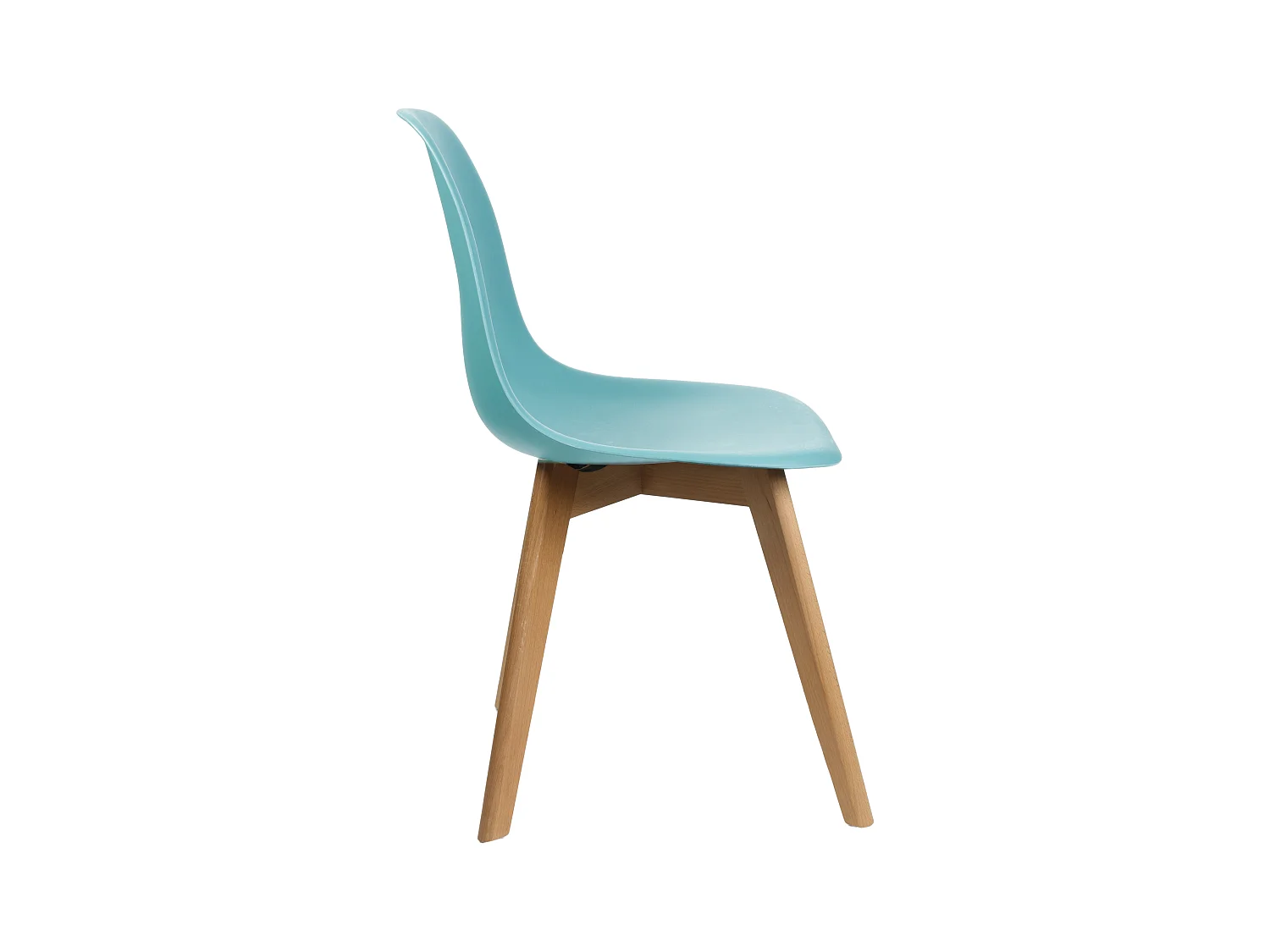 Chaise Scandinave Coque Bleu Celadon - Lot De 2 Bleu