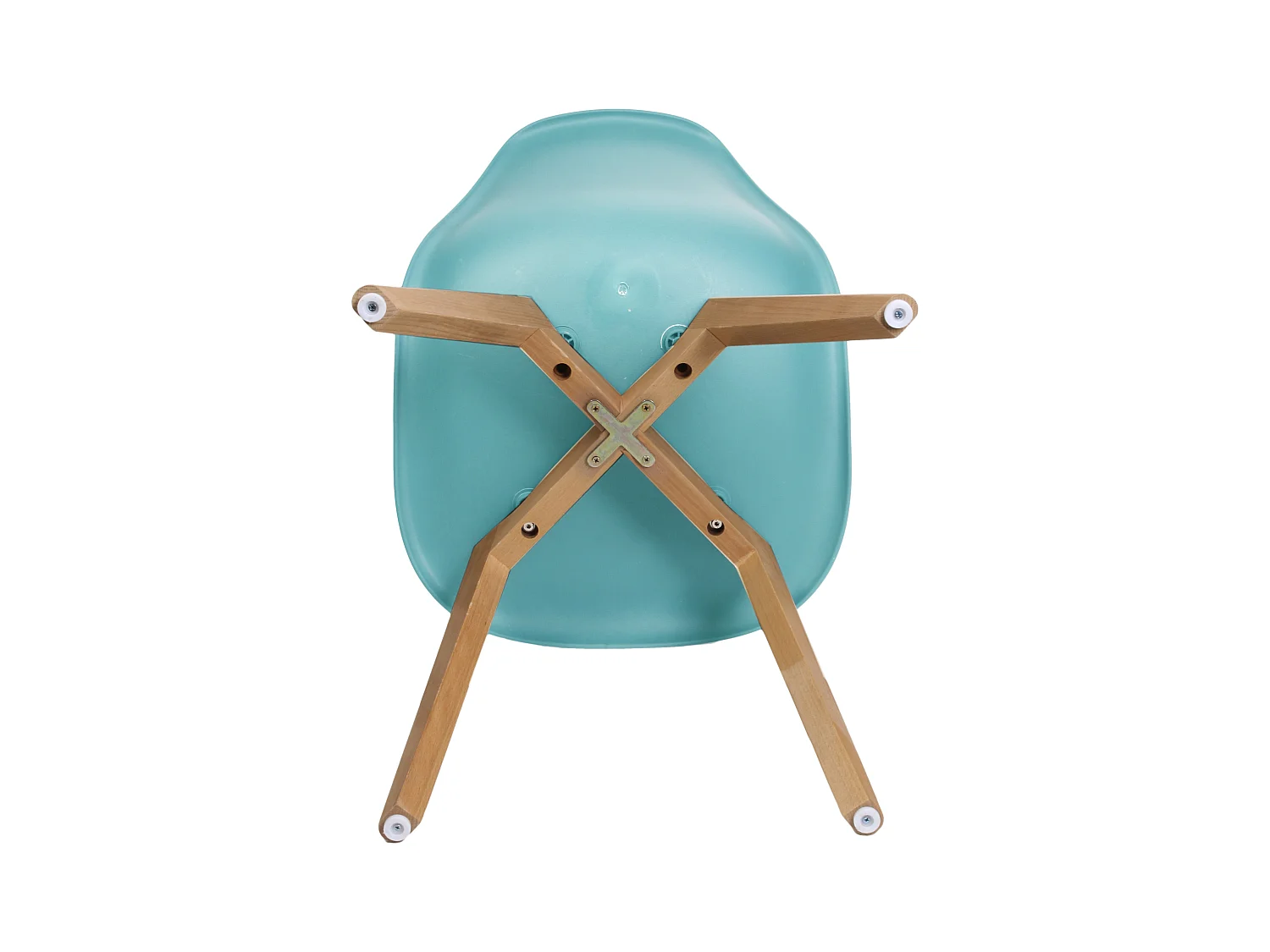 Chaise Scandinave Coque Bleu Celadon - Lot De 2 Bleu