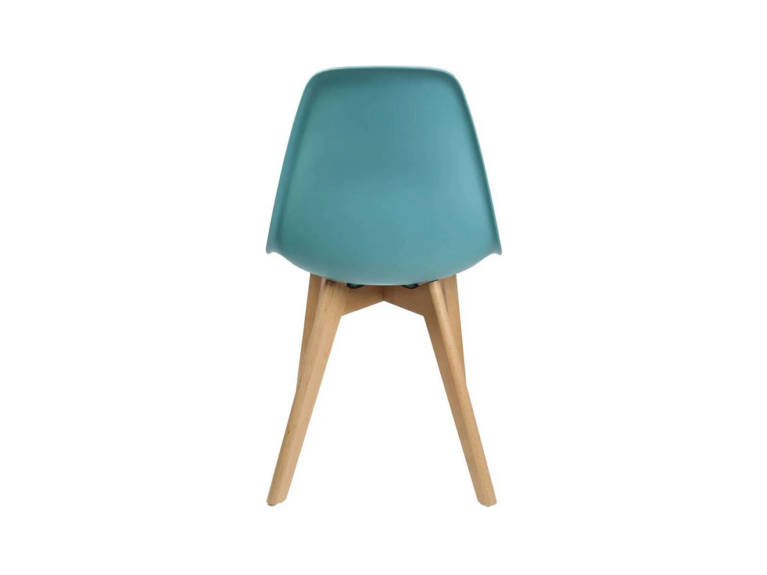 Chaise Scandinave Coque Bleu Celadon - Lot De 2 Bleu
