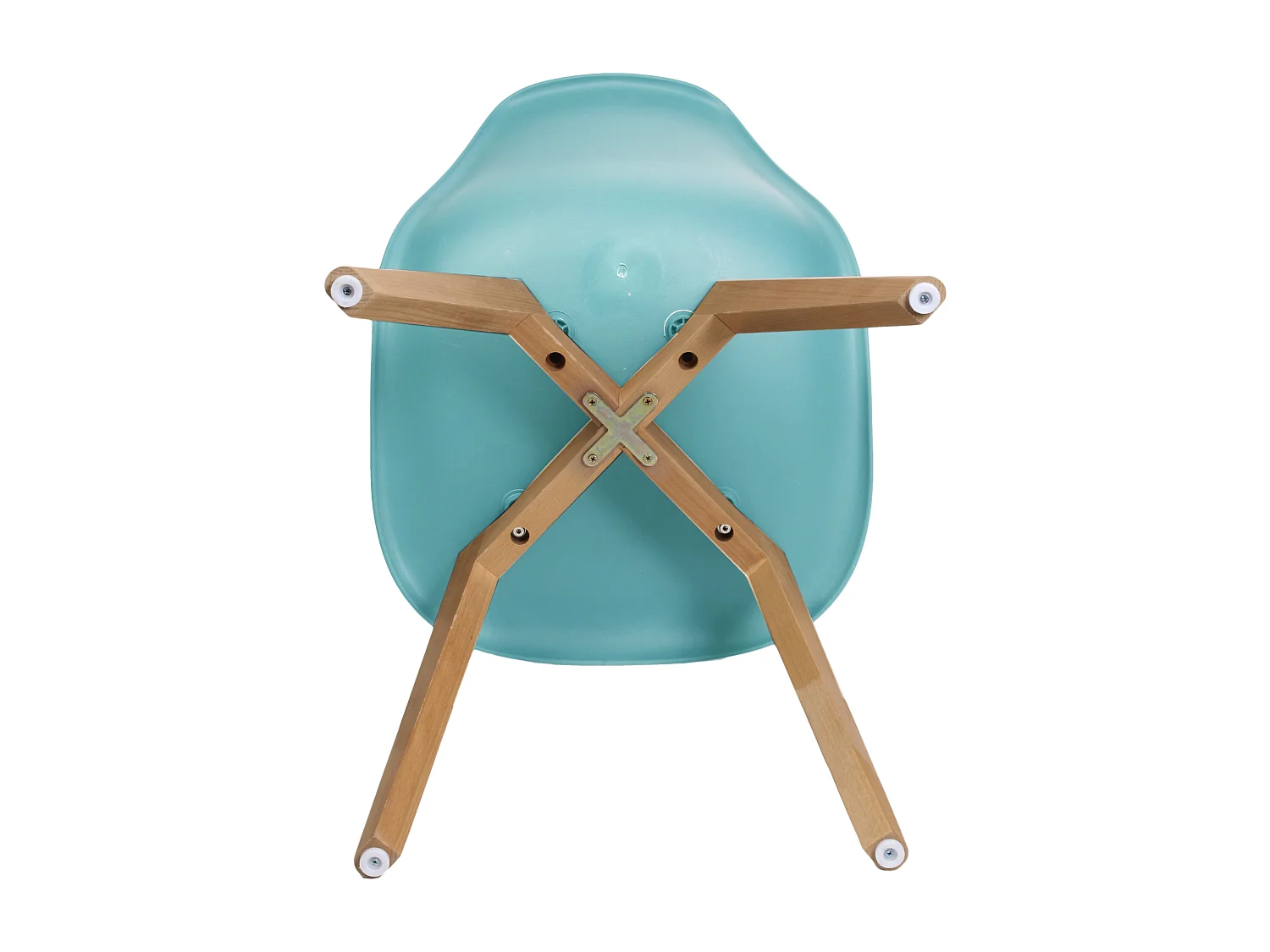 Chaise Scandinave Coque Bleu Celadon - Lot De 2 Bleu