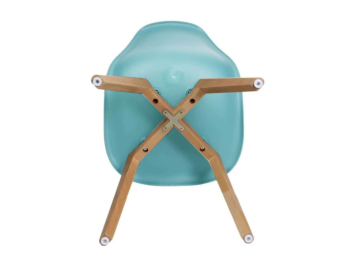 Chaise - HOME DECO FACTORY - Scandinave - Coque PP - Bleu